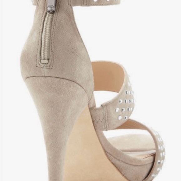 Via Spiga Angela Suede Heel Sandal - Picture 2 of 8